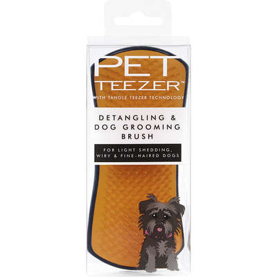 Escova Pet Teezer Detangling Navy/Orange