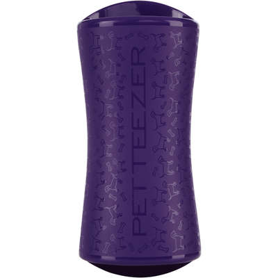 Escova e Rasqueadeira Pet Teezer Deshedding Roxa e Cinza