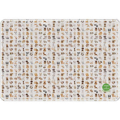 Tapete Higiênico Lavável Nickipet Tapet Mini Pets para Cães