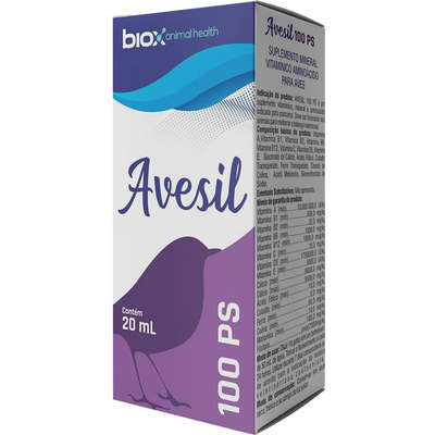 Suplemento Mineral Vitamínico Aminoácido Biox Avesil 100 P.S para Aves