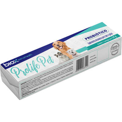 Suplemento Vitamínico Probiótico Biox Prolife Pet em Pasta para Cães e Gatos