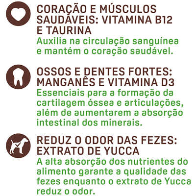 Ração Seca Balance Carne e Vegetais para Cães Adultos de Raças Médias e Grandes