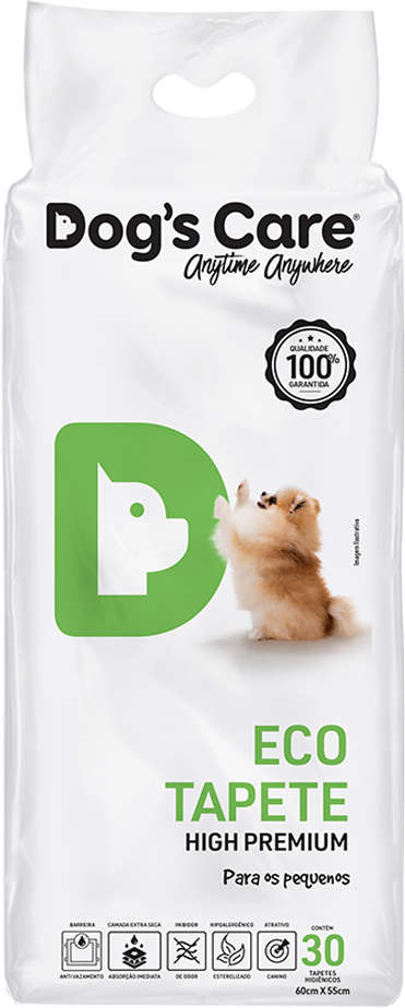 Eco Tapete Dog's Care High Premium Para os Pequenos - 30 Unidades