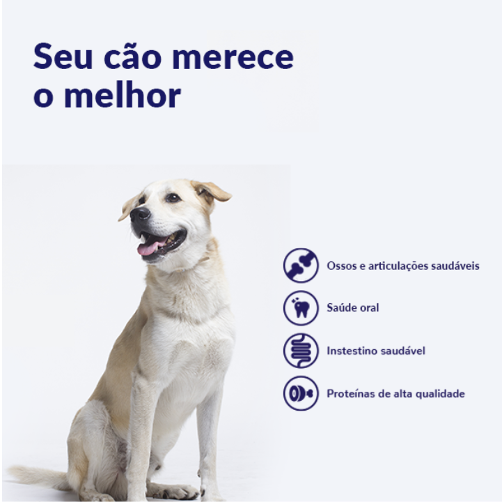 Ração Nutrilus Pro+ Frango & Carne para Cães Sênior - 15Kg