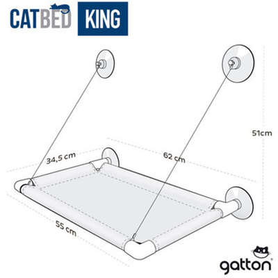 Cama Catbed Chevron Wave para Gatos