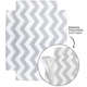 Refil Cama Catbed Chevron Wave para Gatos