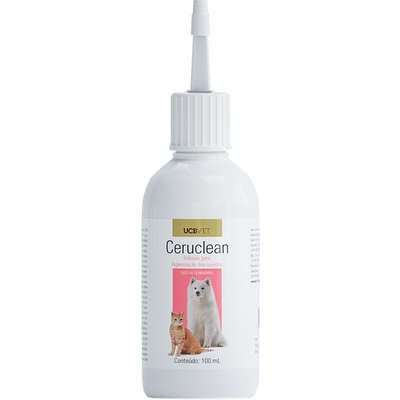 Solução Auricular UCBVET Ceruclean para Cães e Gatos