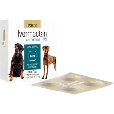 Antiparasitário UCBVET Ivermectan Pet para Cães