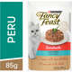 Racão Úmida Nestlé Purina Fancy Feast Sachê Goulash com Peru para Gatos Adultos