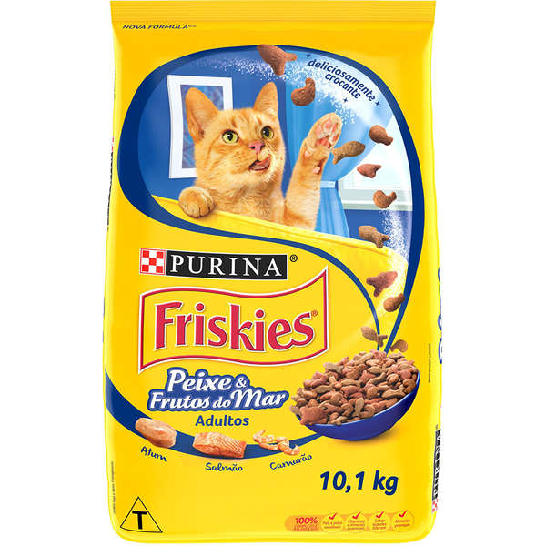 Ração Seca Nestlé Purina Friskies Peixe & Frutos do Mar para Gatos Adultos é ruim? Ração Seca Nestlé Purina Friskies Peixe & Frutos do Mar para Gatos Adultos é boa?