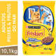 Ração Seca Nestlé Purina Friskies Peixes & Frutos do Mar para Gatos Adultos