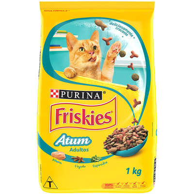 Ração Seca Nestlé Purina Friskies Atum para Gatos Adultos