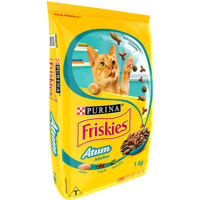 Ração Seca Nestlé Purina Friskies Atum para Gatos Adultos