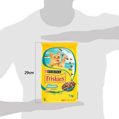 Ração Seca Nestlé Purina Friskies Atum para Gatos Adultos