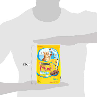 Ração Seca Nestlé Purina Friskies Frango, Cenoura e Leite para Gatos Filhotes