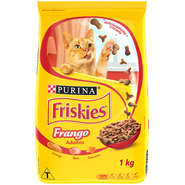 Ração Seca Nestlé Purina Friskies Frango para Gatos Adultos - 1Kg