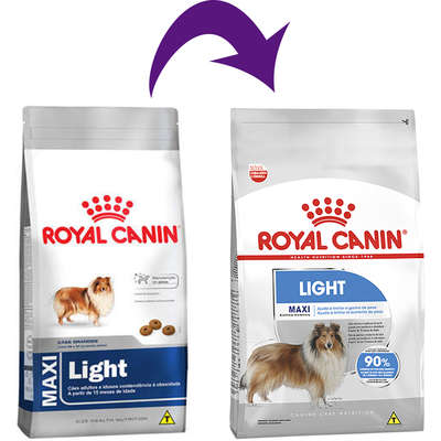 Ração Royal Canin Maxi Light para Cães Adultos ou Idosos obesos de Raças Grandes