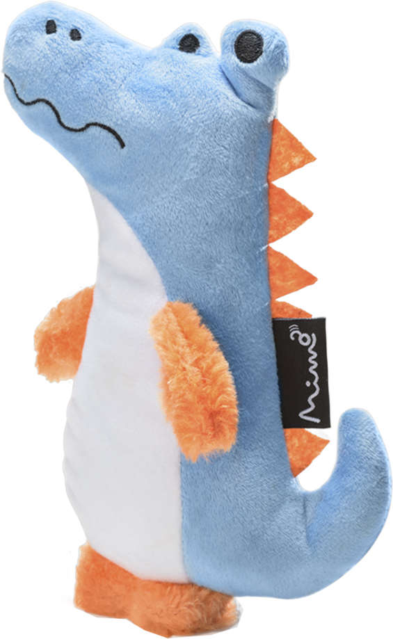 Brinquedo Pelúcia Amiguinhos Animais Jacaré para Cães - Tam. Único