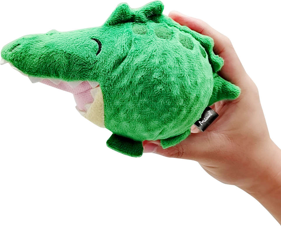 Brinquedo Pelúcia Amiguinhos Bolinha Plush Crocodilo para Cães - Tam. Único