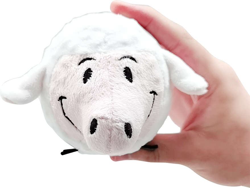 Brinquedo Pelúcia Amiguinhos Bolinha Plush Ovelha para Cães - Tam. Único
