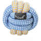 Brinquedo Bolinha de Corda Azul para Cães