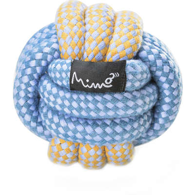 Brinquedo Bolinha de Corda Azul para Cães