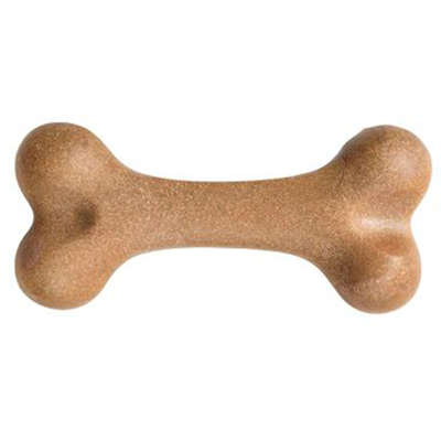 Brinquedo Osso de Bambu e Farelo de Madeira Sabor Maça para Cães
