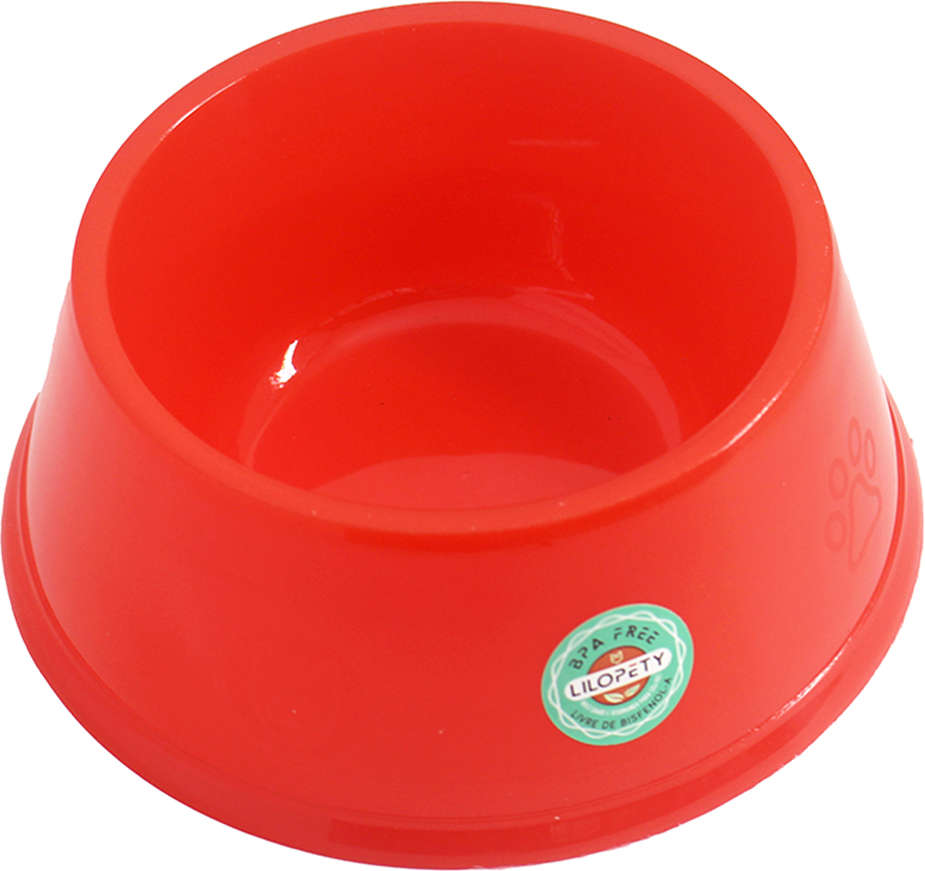 Comedouro Lilo Dog Vermelho para Cães - Tam. P