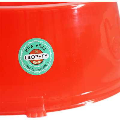Comedouro Patinhas Lilo Dog Vermelho para Cães