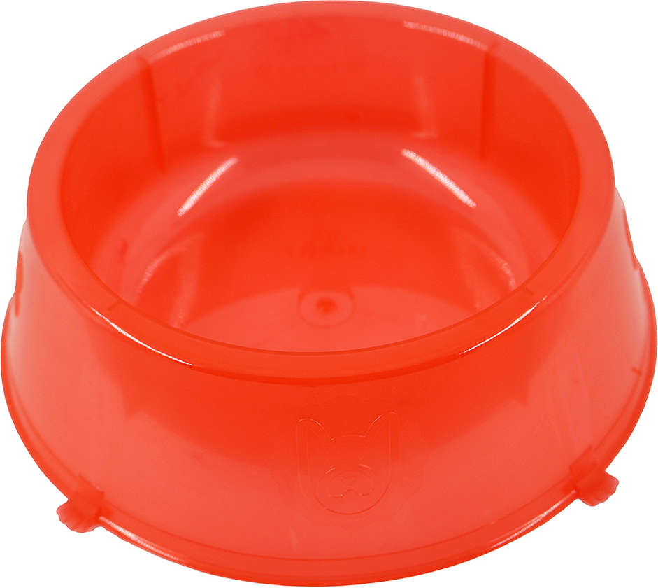 Comedouro Patinhas Lilo Dog Vermelho para Cães - Tam. Único