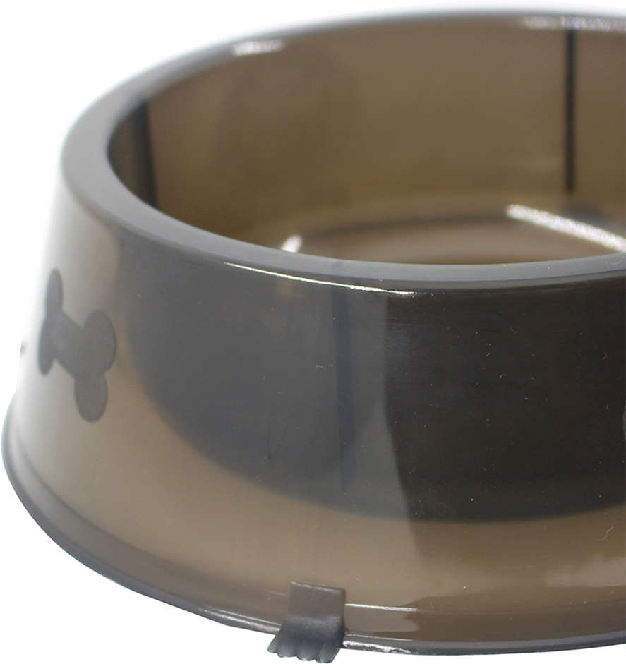 Comedouro Patinhas Lilo Dog Fumê para Cães - Tam. Único