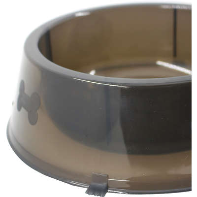 Comedouro Patinhas Lilo Dog Fumê para Cães