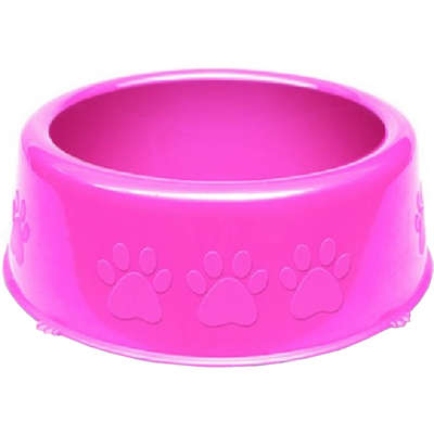 Comedouro Perolizado Luxo Rosa