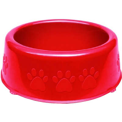 Comedouro Perolizado Luxo Vermelho
