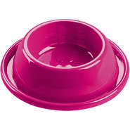 Comedouro Plástico Antiformiga Rosa - Tam. G