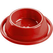 Comedouro Plástico Antiformiga Vermelho - Tam. M