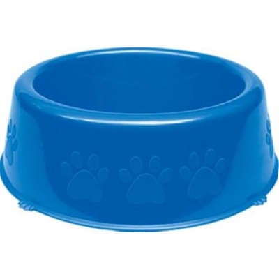Comedouro Perolizado Luxo Azul Raças Pequenas
