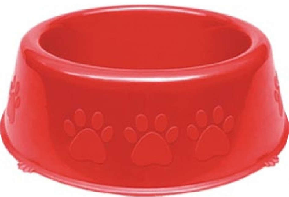Comedouro Perolizado Luxo Vermelho Raças Pequenas - 600 mL