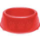 Comedouro Perolizado Luxo Vermelho Raças Pequenas