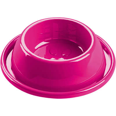 Comedouro Plástico Antiformiga Filhotes Rosa