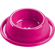 Comedouro Plástico Antiformiga Filhotes Rosa - Tam. P