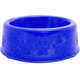 Comedouro Plástico Patinhas Filhotes Azul
