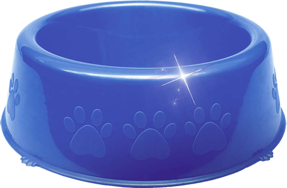 Comedouro Perolizado Luxo Filhotes Azul - 300 mL
