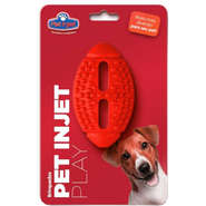 Brinquedo Pet Play Bola de Futebol Americano Vermelho - Tam. Único