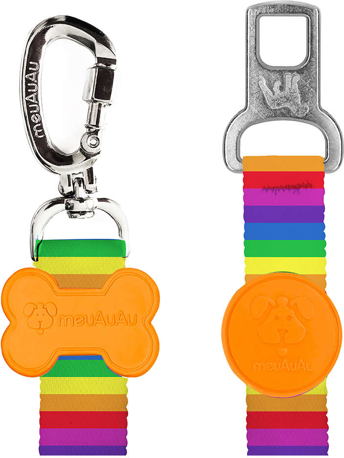 Cinto de Segurança Rainbow para Cães - Tam. Único
