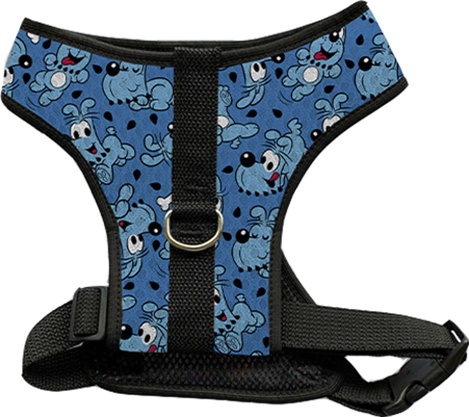 Peitoral Mesh Bidu Azul para Cães - Tam. G
