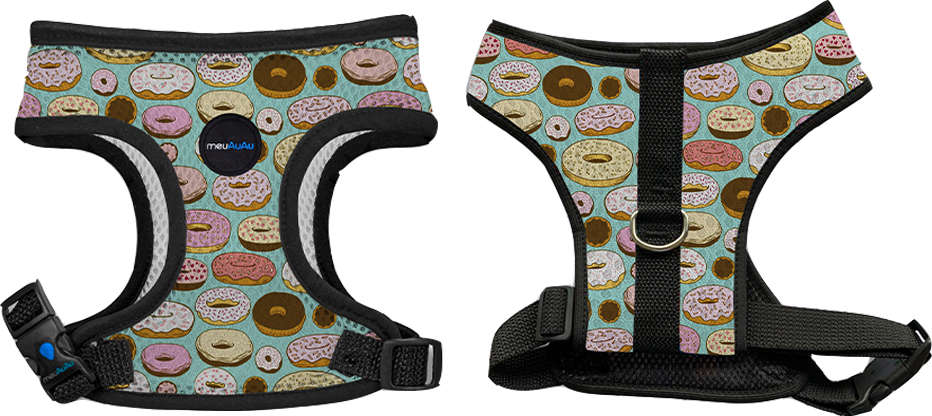 Peitoral Mesh Donuts para Cães - Tam. G