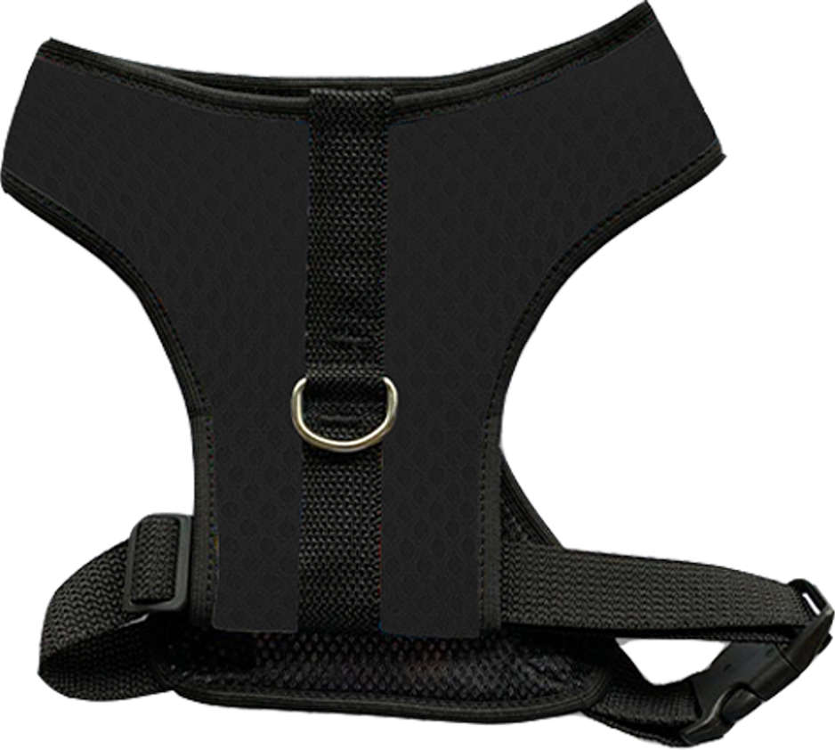 Peitoral Mesh Preto para Cães - Tam. M
