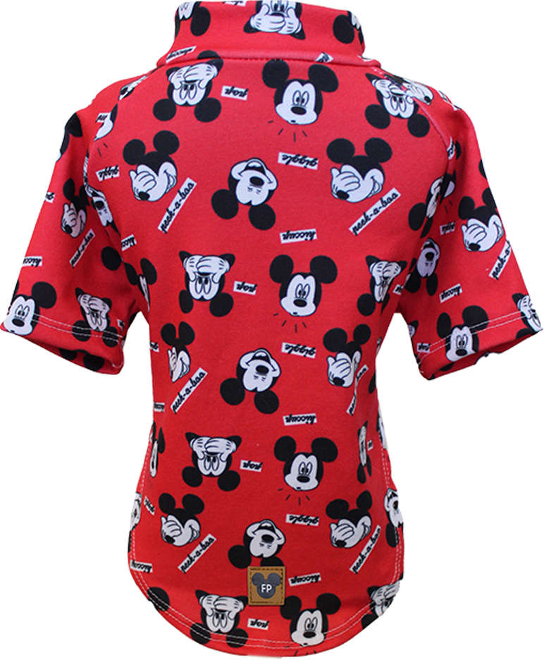 Blusa Disney Mickey Vermelha - Tam. 05