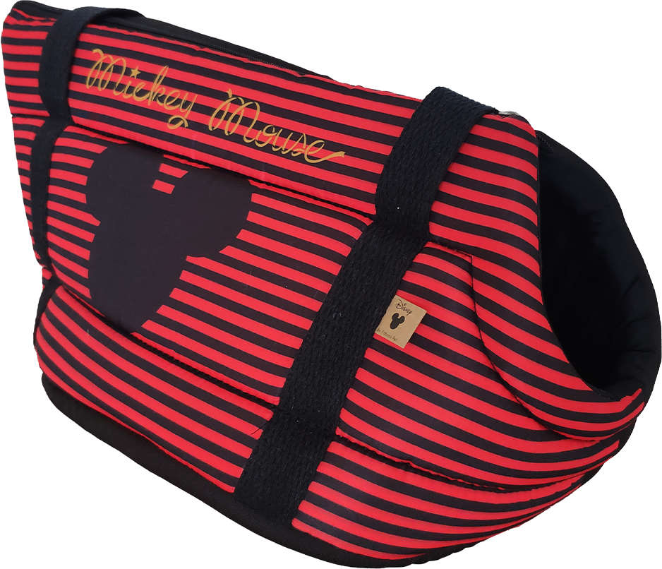 Bolsa Mickey Listra Preta - Tam. M